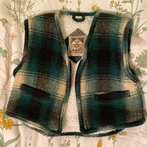 Vintage plaid vest.